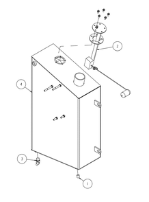 Section 15 Diagram and Parts List for MK-4020KB 167420-20 MK Diamond Concrete Saw